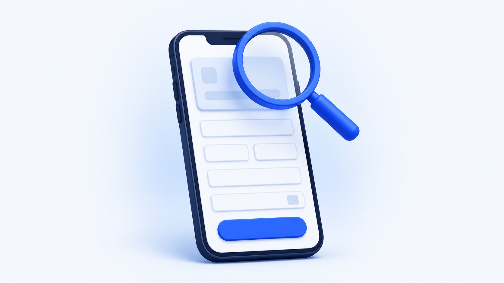 A smartphone showing a suspicious payment page being checked before any details are entered