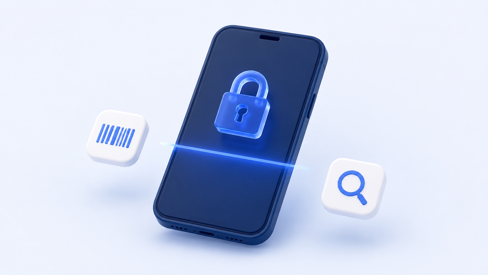 A used smartphone being checked for an account lock before purchase